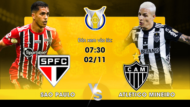 Link xem trực tiếp Sao Paulo vs Atletico Mineiro