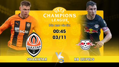 Link xem trực tiếp Shakhtar Donetsk vs RB Leipzig