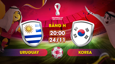 Link xem trực tiếp Uruguay vs Korea