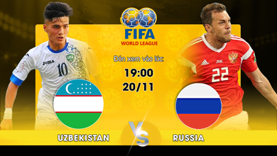 Link xem trực tiếp Uzbekistan vs Russia