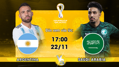 Link xem trực tiếp Argentina vs Saudi Arabia