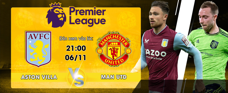 Link xem trực tiếp Aston Villa vs Manchester United