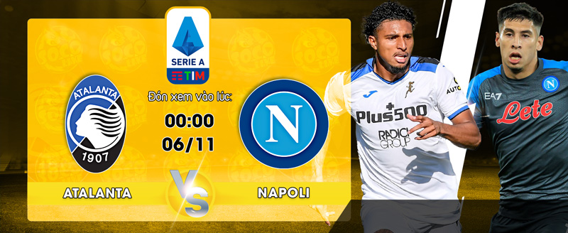 Link xem trực tiếp Atalanta vs Napoli