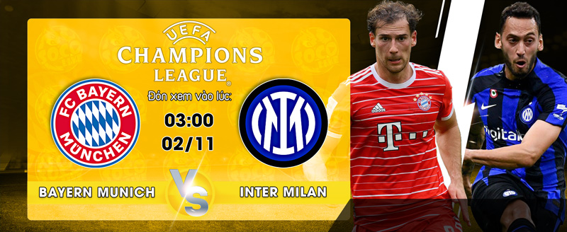 Link xem trực tiếp Bayern Munich vs Inter Milan