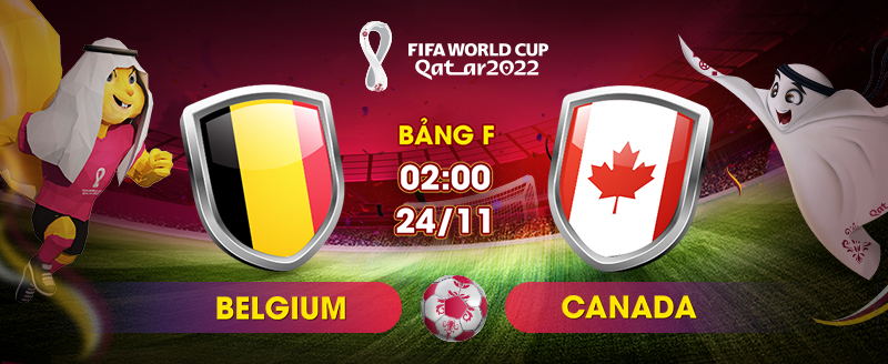 Link xem trực tiếp Belgium vs Canada