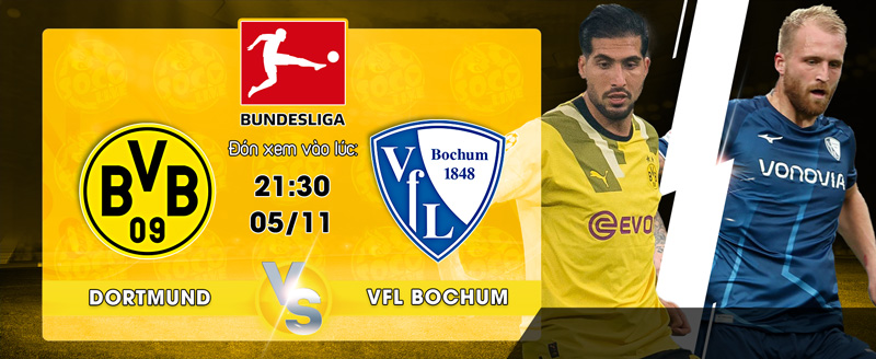 Link xem trực tiếp Borussia Dortmund vs VfL Bochum