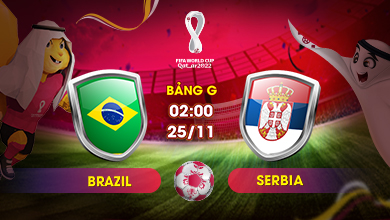 Link xem trực tiếp Brazil vs Serbia