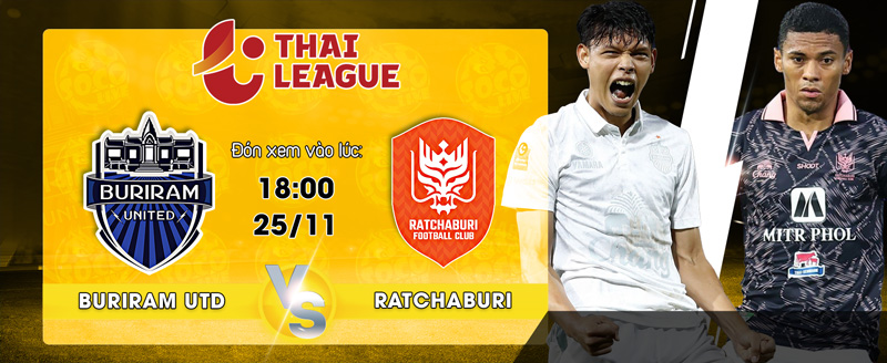 Link xem trực tiếp Buriram United vs Ratchaburi