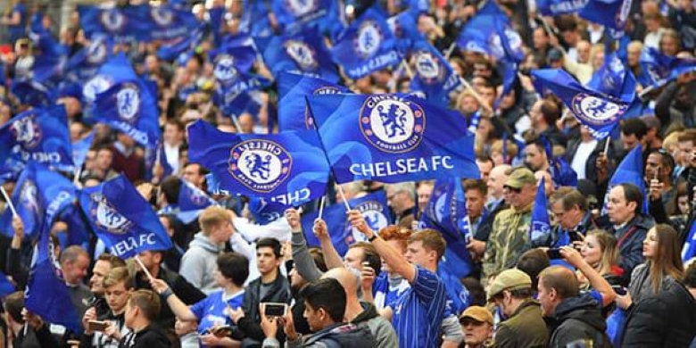 Chelsea đứng thứ 6 trong top 10 đội bóng có nhiều fan nhất