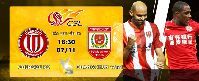 Link xem trực tiếp Chengdu RC vs Changchun Yatai