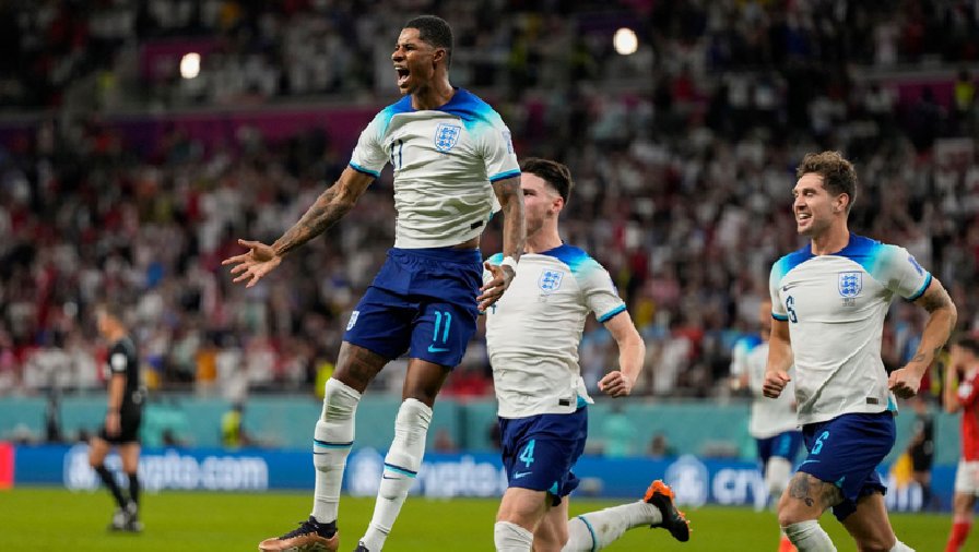 Cú đúp của Marcus Rashford góp công lớn trong chiến thắng của đội tuyển Anh