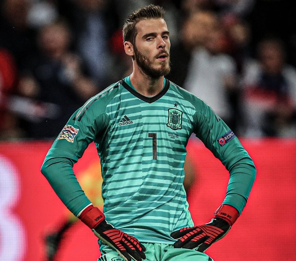 De Gea đang thi đấu tốt trong màu áo Manchester United nhưng không được gọi lên tuyển