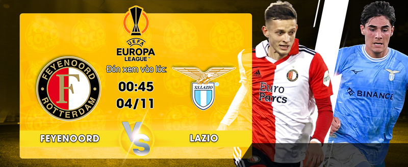 Link xem trực tiếp Feyenoord vs Lazio