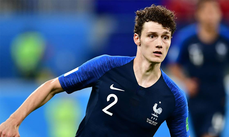 Hậu vệ Benjamin Pavard đã chơi chưa tốt trong trận mở màn