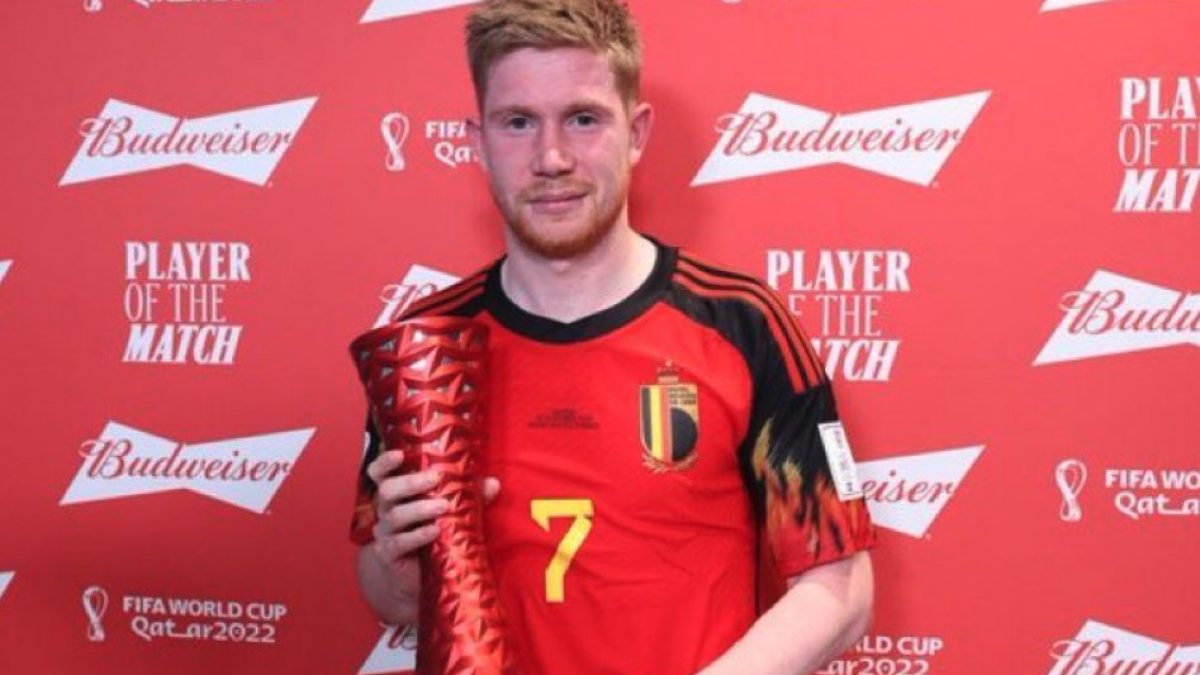 Kevin De Bruyne cho rằng mình không xứng đáng với MOTM