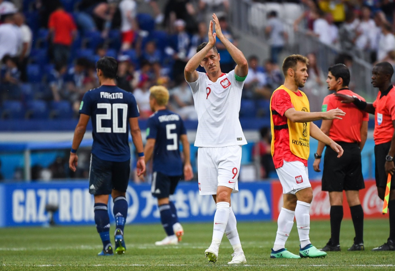 Lewandowski và Ba Lan dừng bước ở vòng bảng tại World Cup 2018