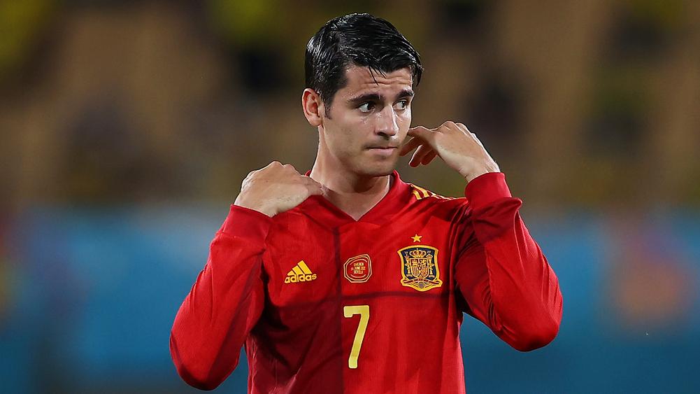 Morata là tiền đạo cắm duy nhất của Tây Ban Nha