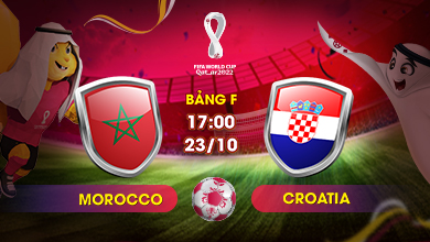 Link xem trực tiếp Morocco vs Croatia