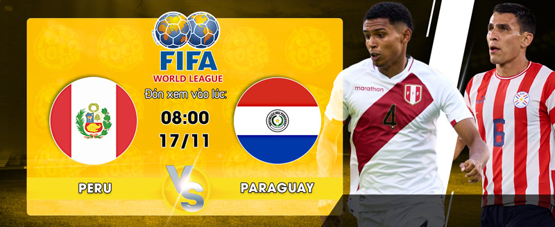 Link xem trực tiếp Peru vs Paraguay