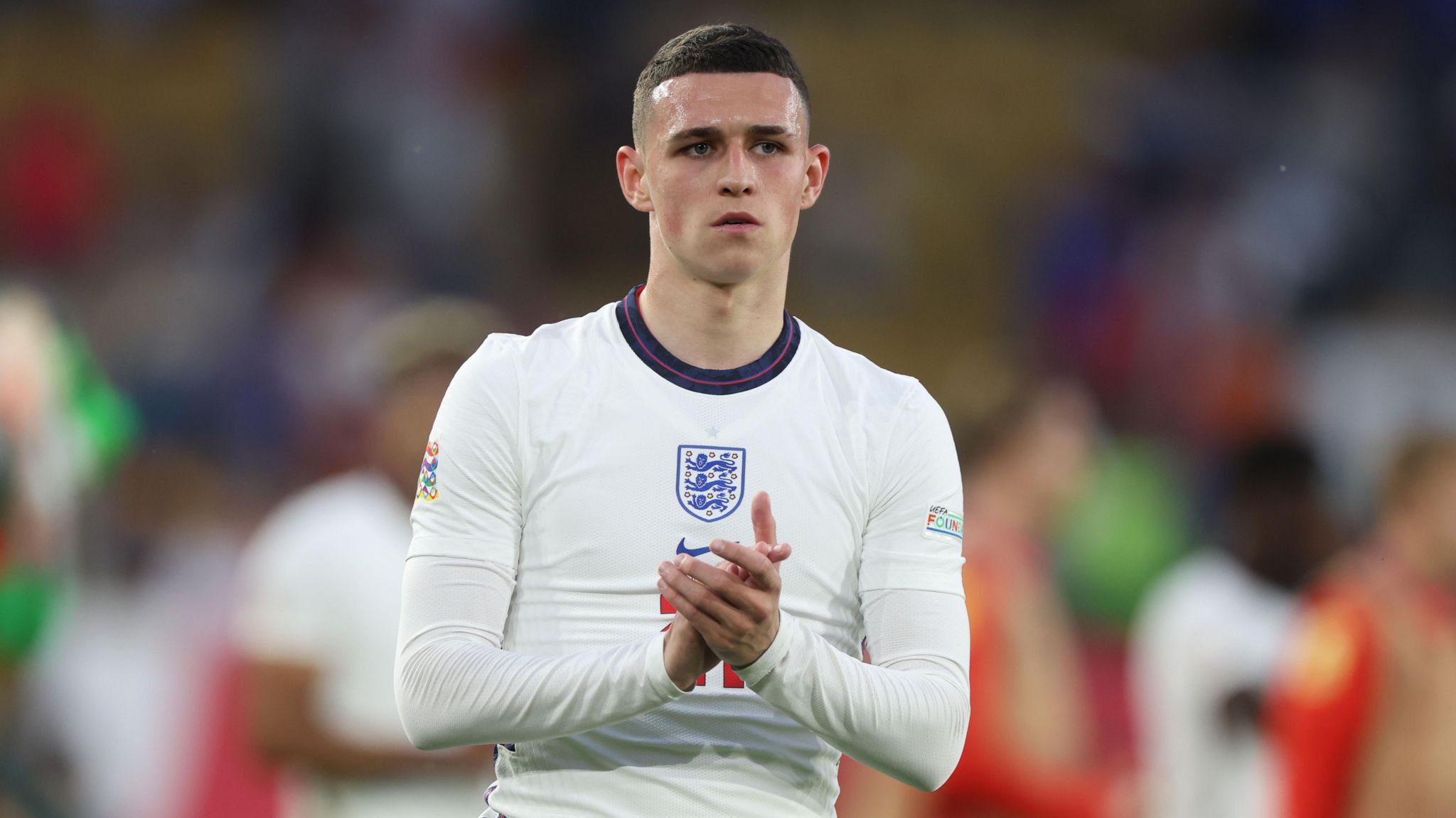 Phil Foden chưa được tạo nhiều cơ hội ở tuyển Anh