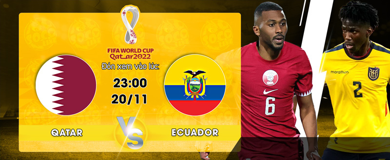 Link xem trực tiếp Qatar vs Ecuador