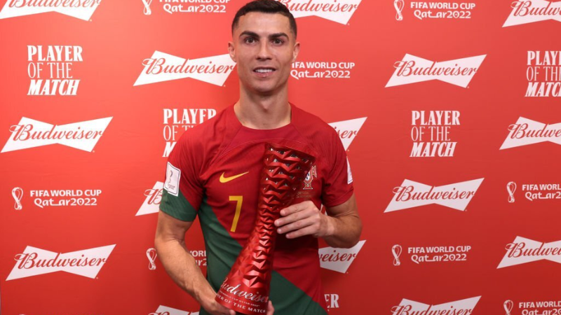 Ronaldo giành MOTM trong ngày Bruno Fernandez chơi hay hơn