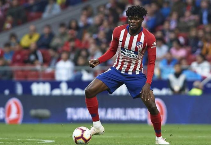 Thomas Partey trong màu áo CLB Atletico Madrid