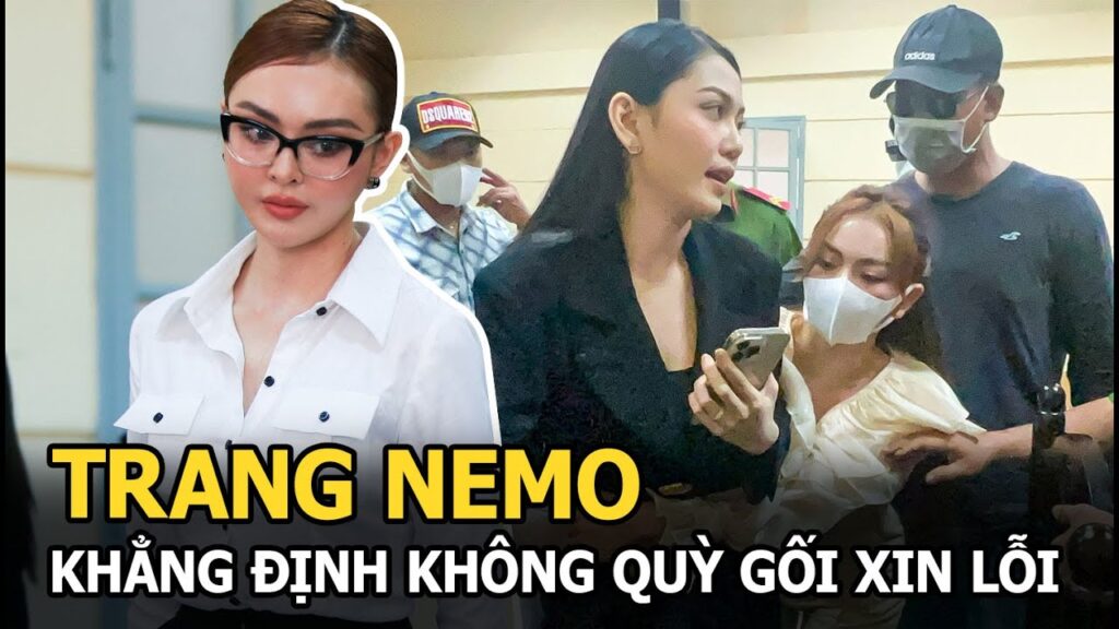 Trang Nemo trực tiếp quỳ gối xin lỗi bị hại