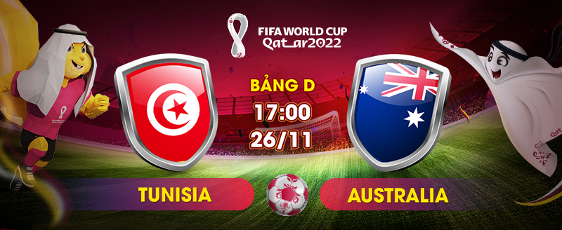 Link xem trực tiếp Tunisia vs Australia