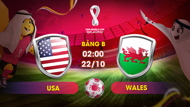 Link xem trực tiếp USA vs Wales