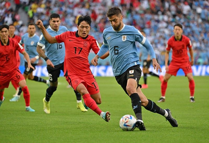 Uruguay chỉ có 1 điểm sau khi để Hàn Quốc cầm hòa ở vòng 1