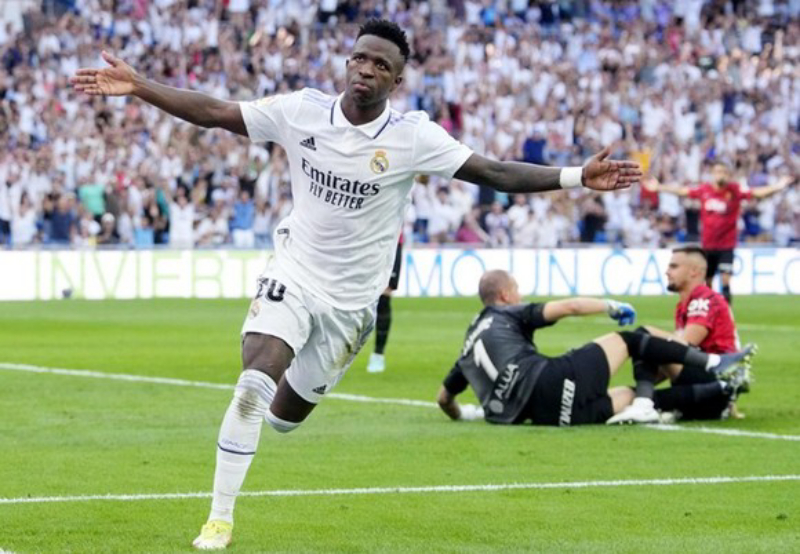 Vinicius là một trong những nhân tố quan trọng giúp Real Madrid lên ngồi ở UEFA Champions League