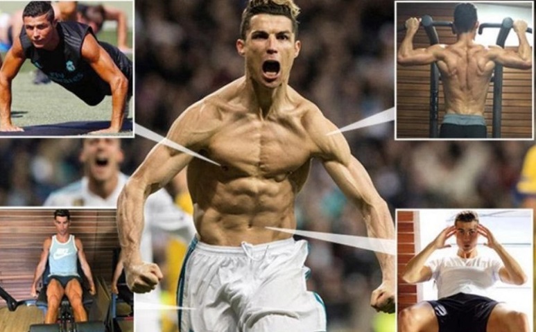 Các bài tập và chế độ dinh dưỡng đối với chiều cao của Ronaldo