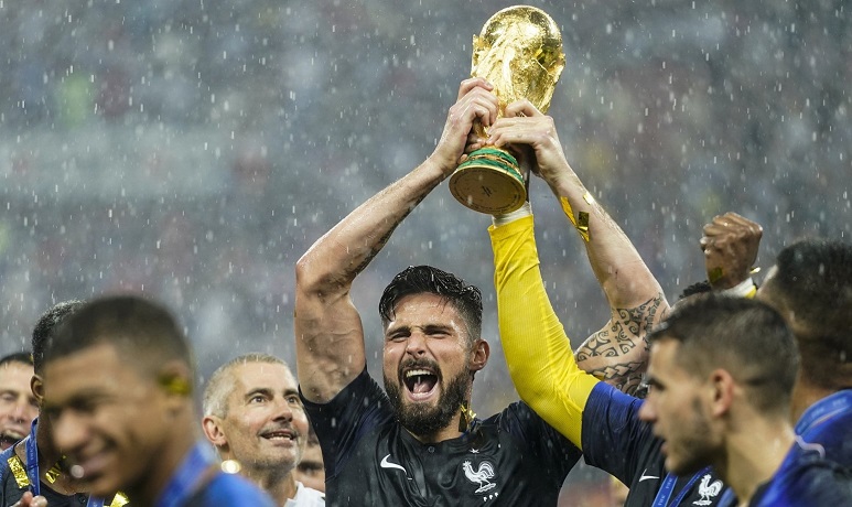 Thành công của Olivier Giroud cùng tuyển Pháp năm 2018