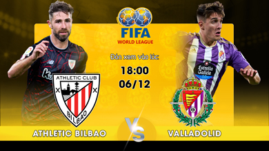 Link xem trực tiếp Athletic Bilbao vs Valladolid