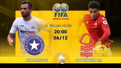 Link xem trực tiếp Atromitos vs Nottingham