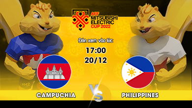 Link xem trực tiếp Campuchia vs Philippines