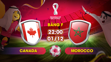 Link xem trực tiếp Canada vs Morocco