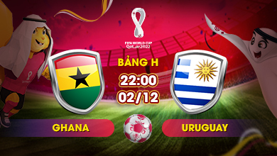 Link xem trực tiếp Ghana vs Uruguay