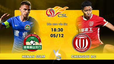 Link xem trực tiếp Henan Songshan Longmen vs Chengdu Rongcheng FC