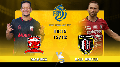 Link xem trực tiếp Madura United vs Bali United