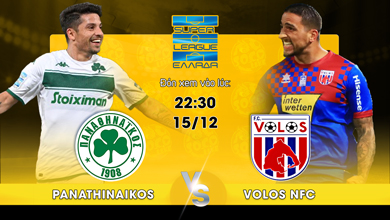 Link xem trực tiếp Panathinaikos vs Volos NFC