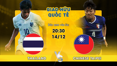 Link xem trực tiếp Thailand vs Chinese Taipei