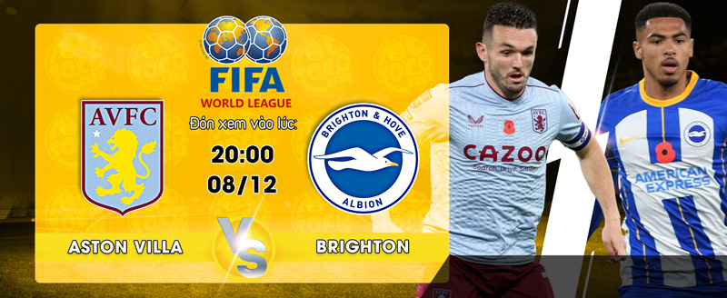 Link xem trực tiếp Aston Villa vs Brighton