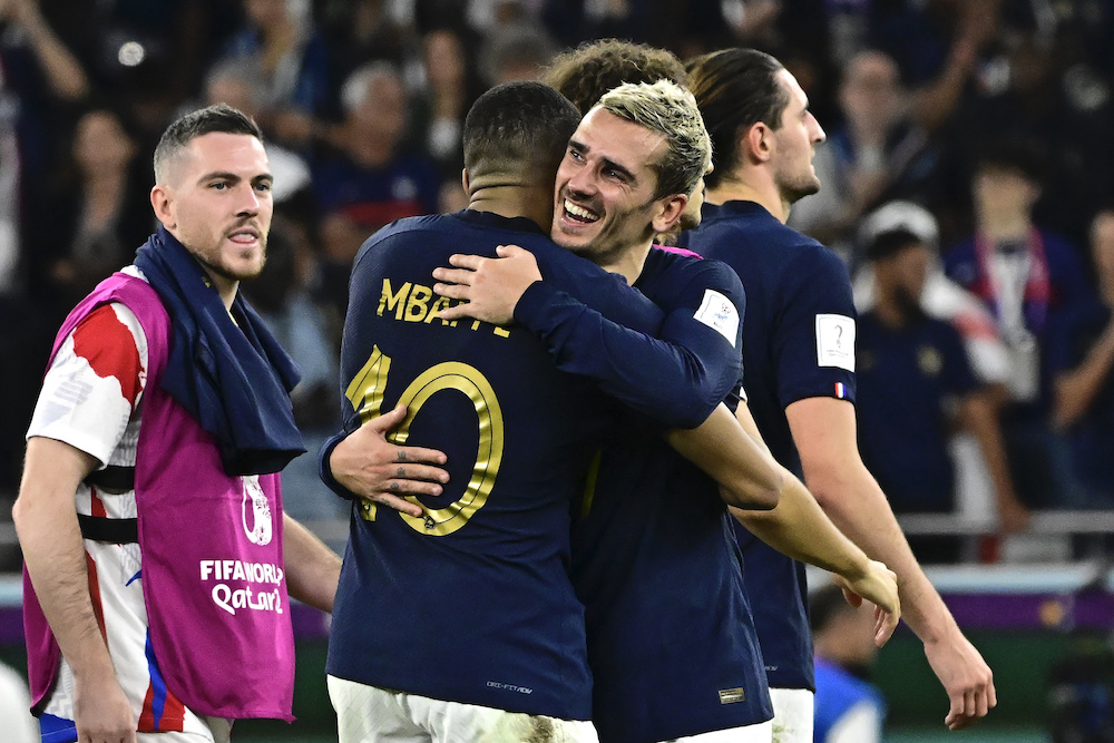 Bên cạnh Mbappe thì tuyển Pháp còn có 1 Griezmann luôn biết cách tỏa sáng