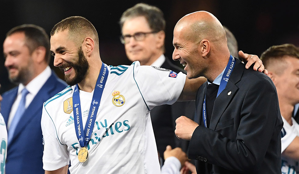 Benzema và Zidane đã từng có khoảng thời gian hợp tác rất vui vẻ