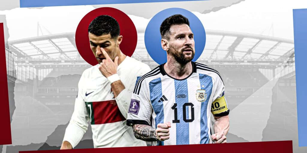 Cảm xúc trái ngược của Ronaldo vs Messi ở kỳ World Cup cuối 