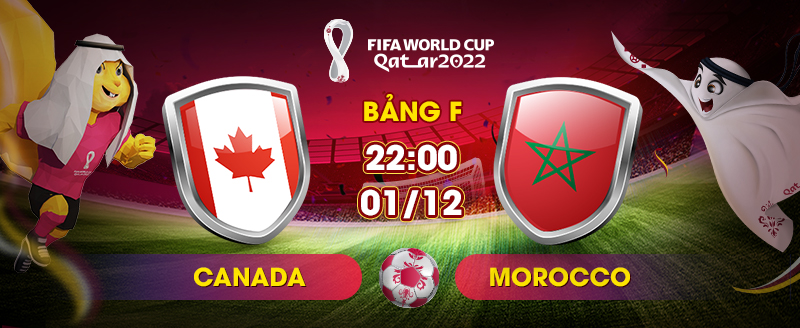 Link xem trực tiếp Canada vs Morocco