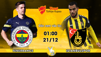 Link xem trực tiếp Fenerbahce vs Istanbulspor