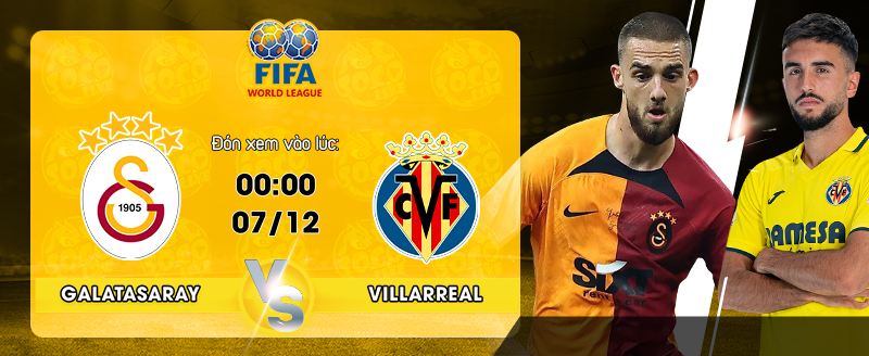 Link xem trực tiếp Galatasaray vs Villareal 